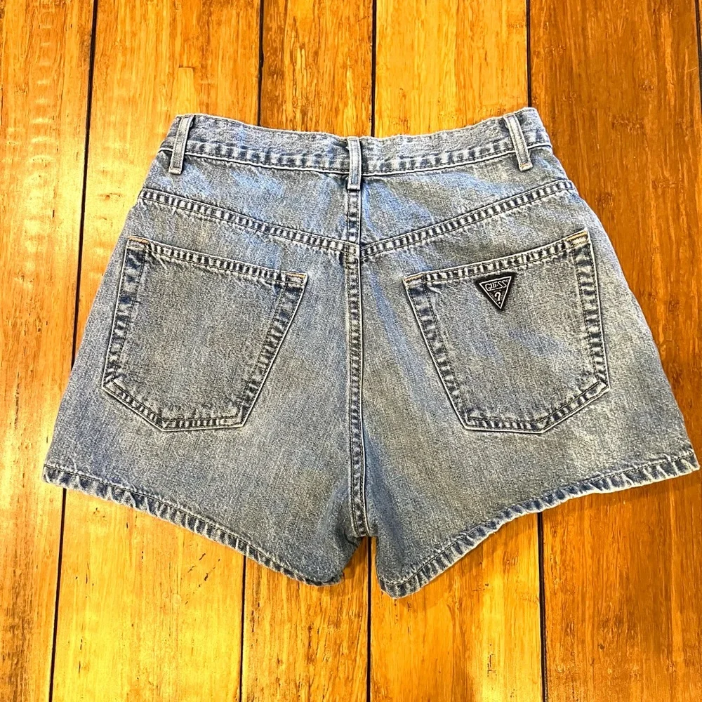 Guess Light Blue Denim Shorts